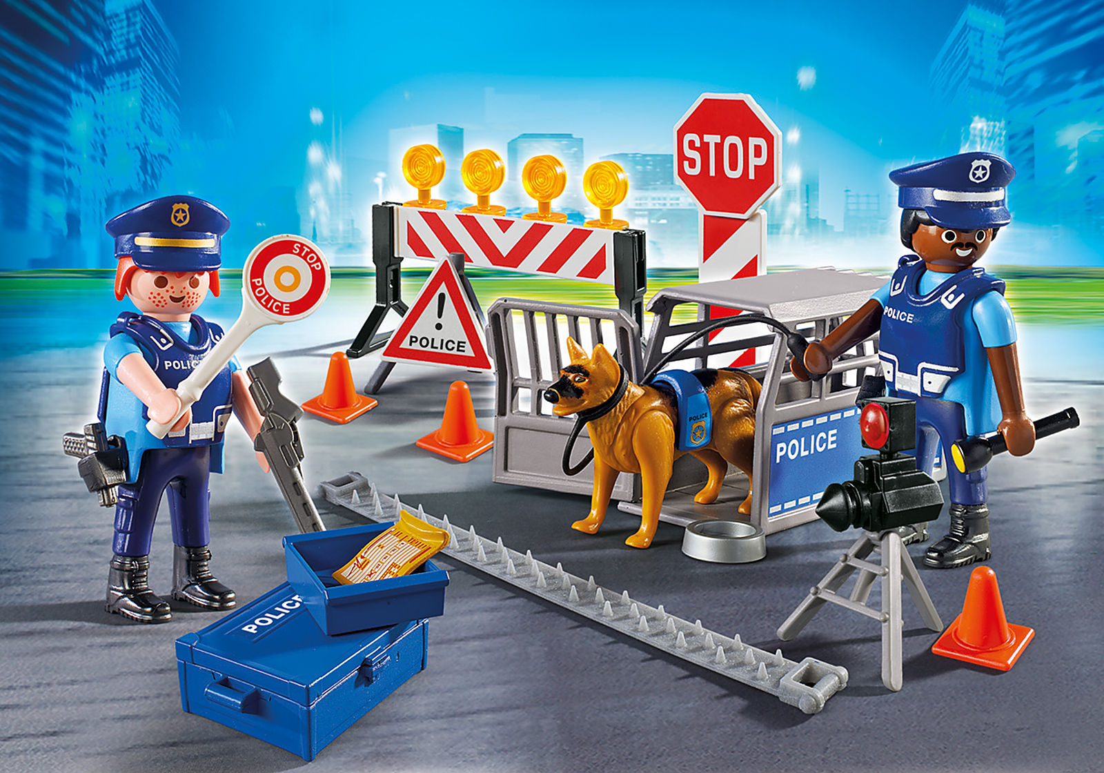 Playmobil City Action: Control De Policia 06924