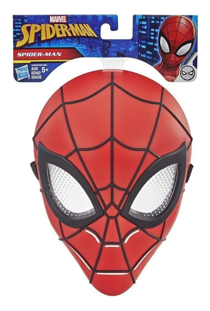 Mascara De Spiderman Niños + Lanza Telarañas Hombre Araña