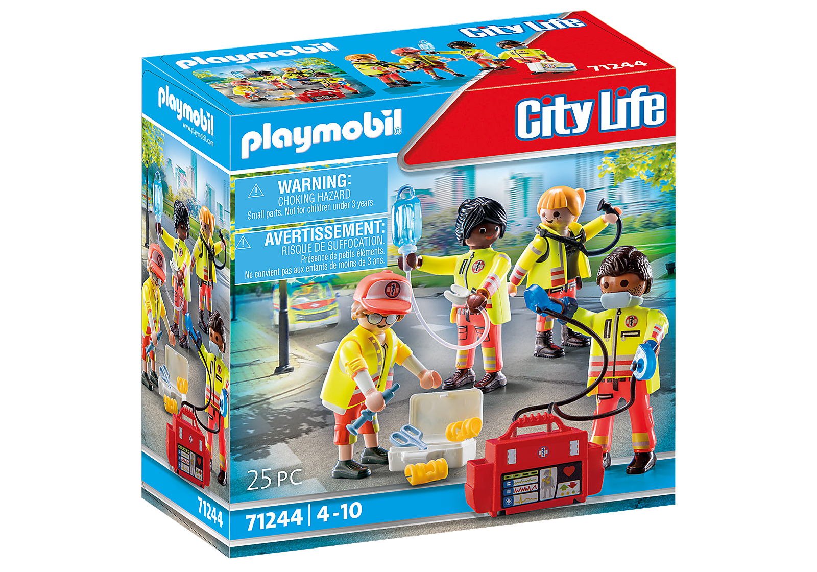 Equipo de Rescate City Life 71244, PLAYMOBIL