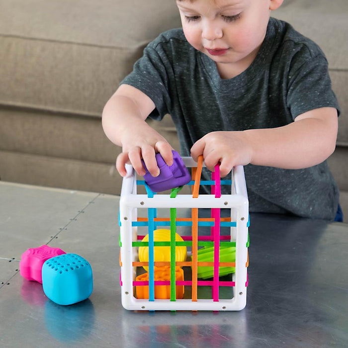 Fat Brain Toy: Juguete - Inny Bin Cubo y figuras