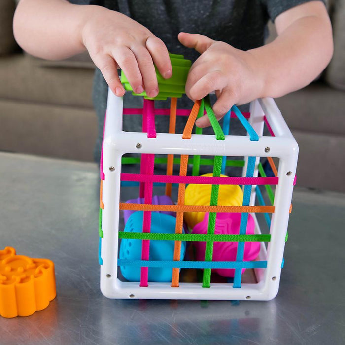 Fat Brain Toy: Juguete - Inny Bin Cubo y figuras