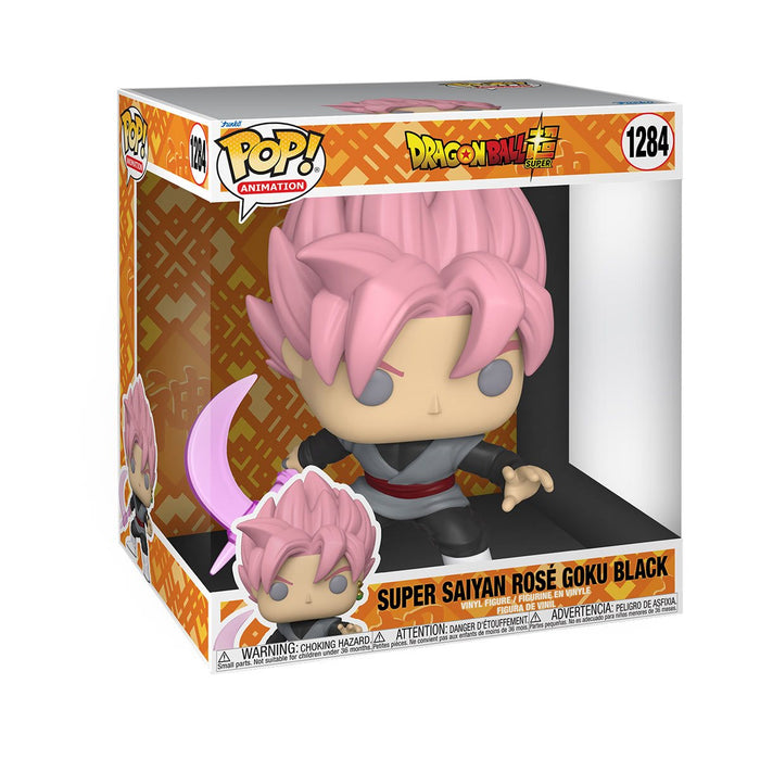 Funko Pop Jumbo: Dragon Ball Super - Goku Black con arma 10 Pulgadas