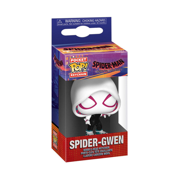 Funko Pop Keychain: Marvel SpiderMan Across the Spider Verse - Spider Gwen Llavero