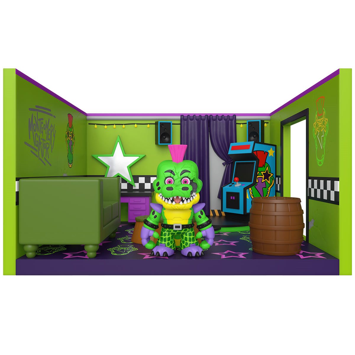 Funko Snap: Five Nights At Freddys - Playset Habitacion Con Montgomery Gator