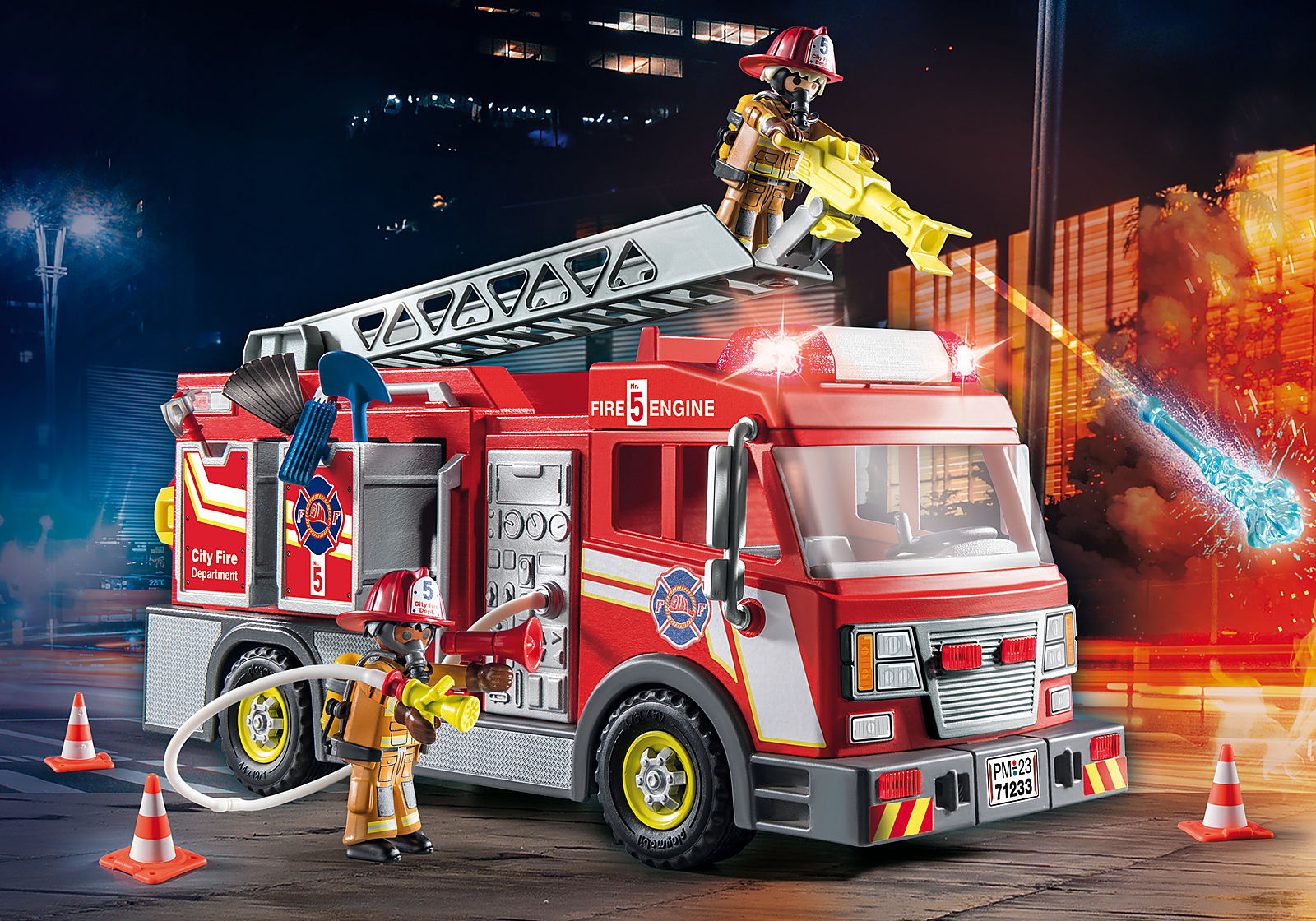 Playmobil City Action: Camion de Bomberos 71233