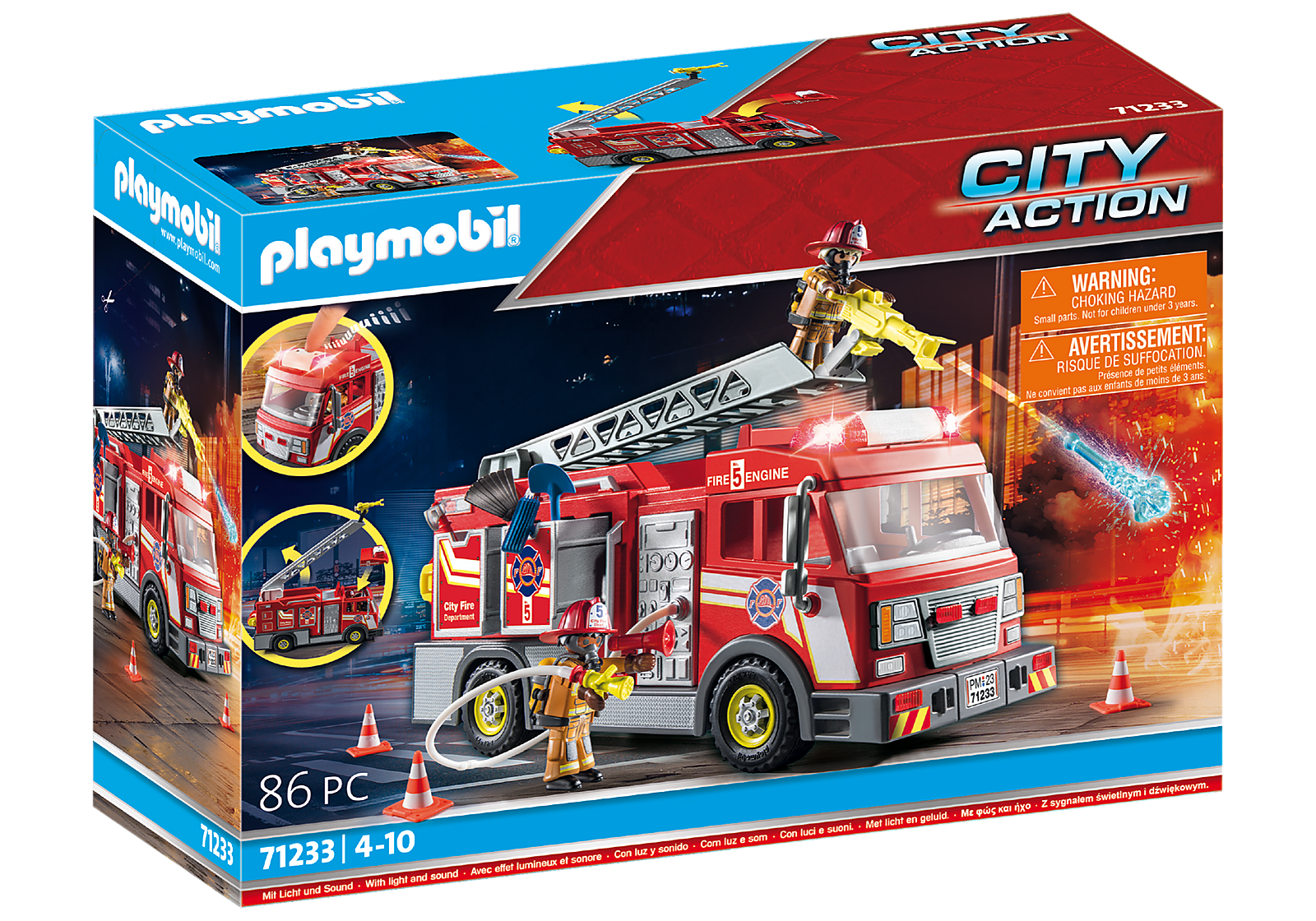 Playmobil City Action: Camion de Bomberos 71233