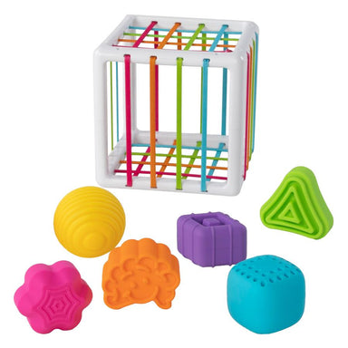 Fat Brain Toy: Juguete - Inny Bin Cubo y figuras