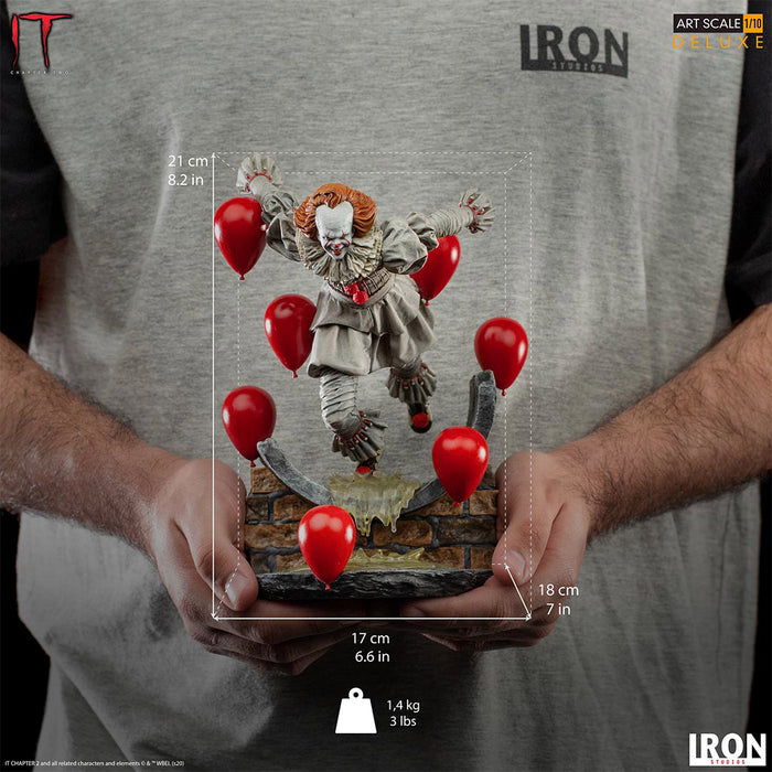 IRON Studios: It Capitulo 2 - Pennywise Deluxe Escala de Arte 1/10