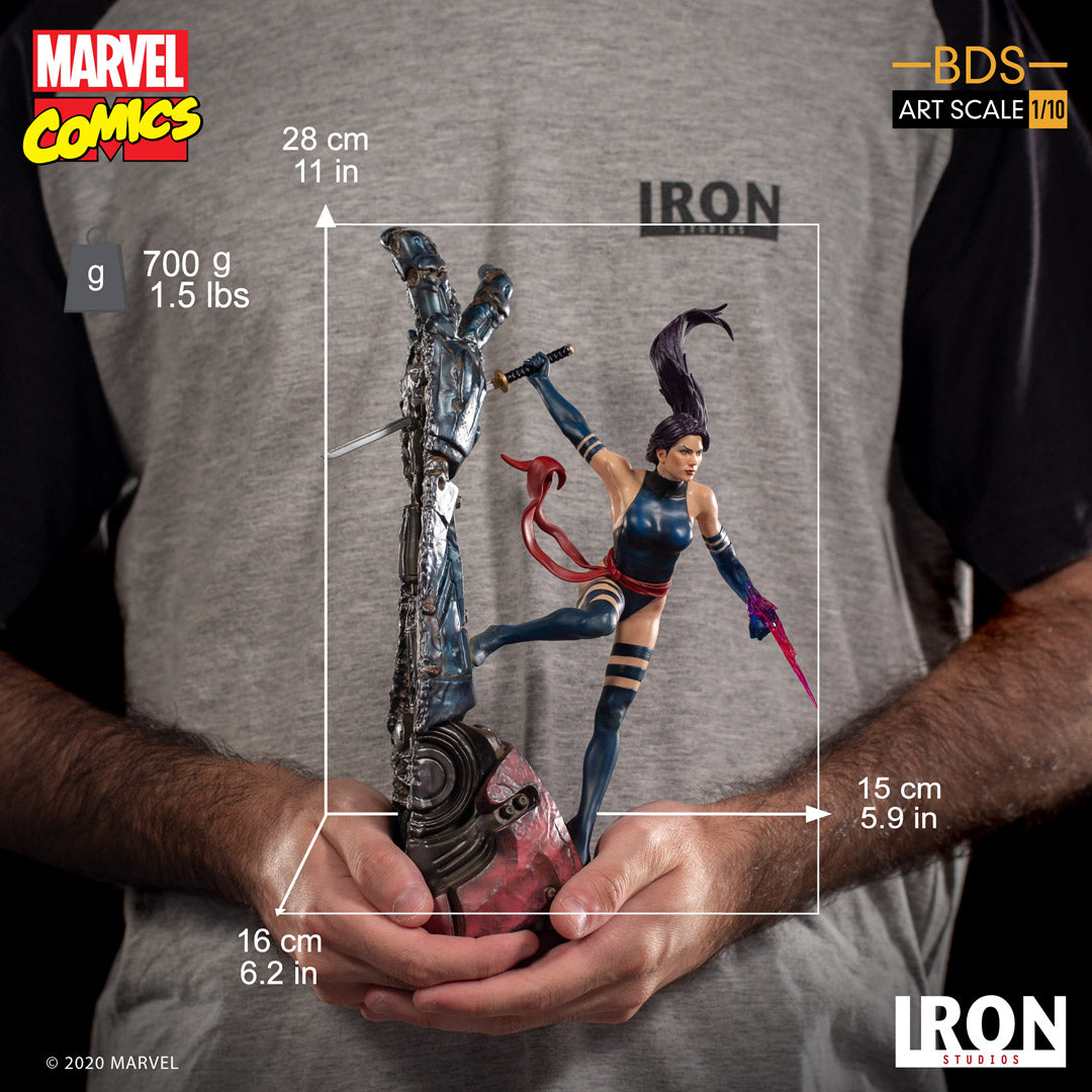 IRON Studios: Marvel X Men - Psylocke BDS Escala de Arte 1/10