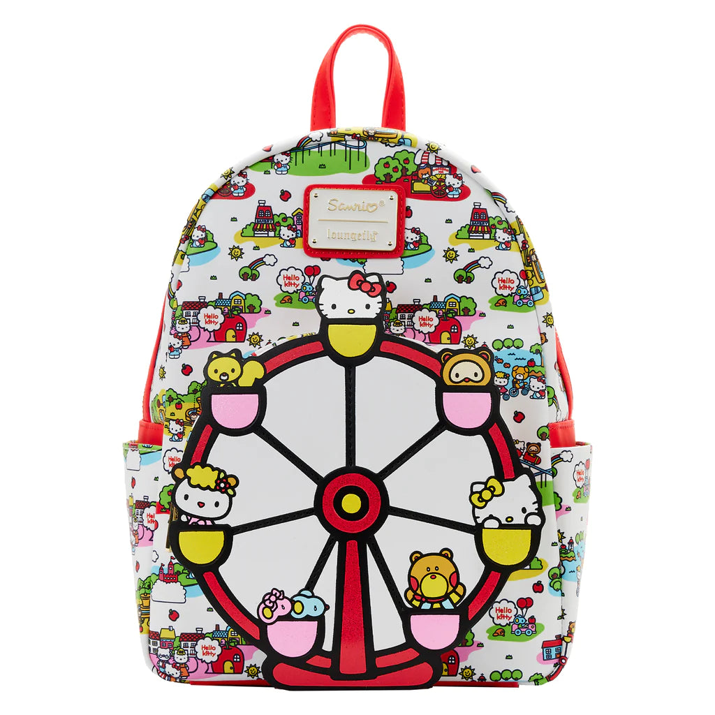 Loungefly X Sanrio: Hello Kitty - Rueda De La Fortuna Mini Mochila