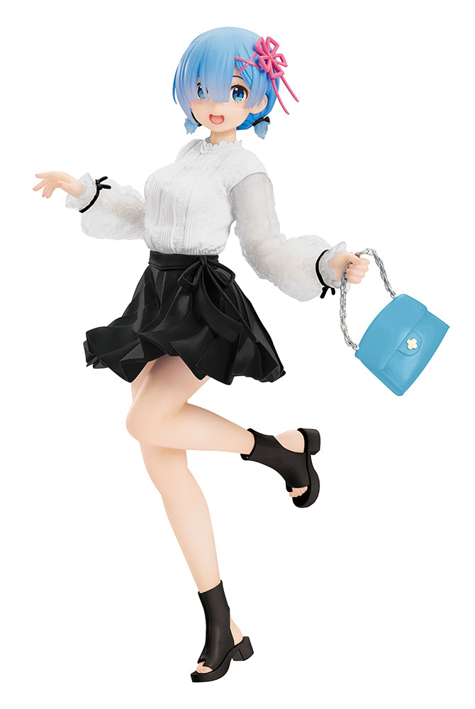 Taito Prize Figure Precious: Re Zero Starting Life In Another World - Rem Outing Coordination Renewal Edition