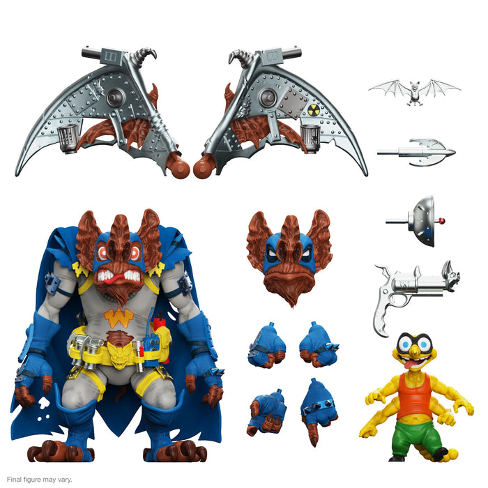 Super7 Ultimates: TMNT Tortugas Ninja - Wingnut y Screwloose