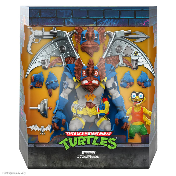 Super7 Ultimates: TMNT Tortugas Ninja - Wingnut y Screwloose