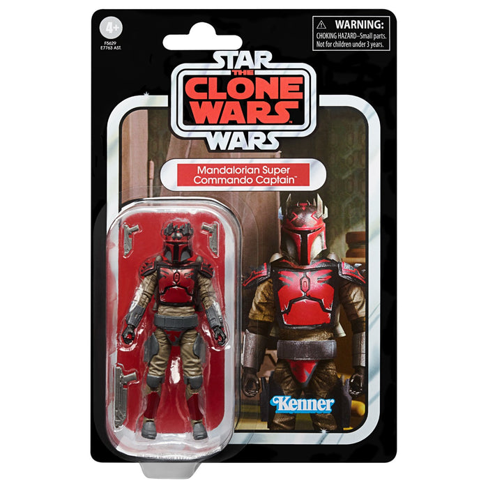 Star Wars The Vintage Collection: Guerras Clonicas - Capitan de Super Comandos Mandalorianos