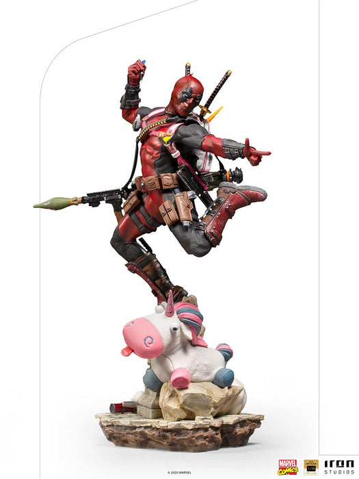 IRON Studios: Marvel X Men - Deadpool Deluxe BDS Escala de Arte 1/10