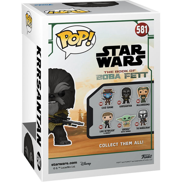 Funko Pop Star Wars: Book of Boba Fett - Krrsantan con arma