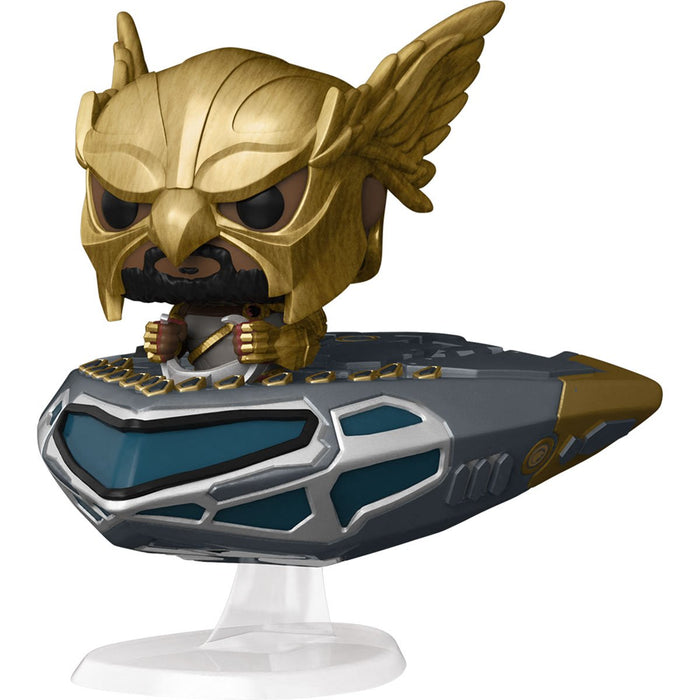 Funko Pop Ride Super Deluxe: DC Black Adam - Hawkman En Cruiser