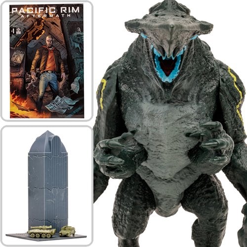 McFarlane Figura de Accion: Titanes Del Pacifico - Kaiju Knifehead Figura con Comic