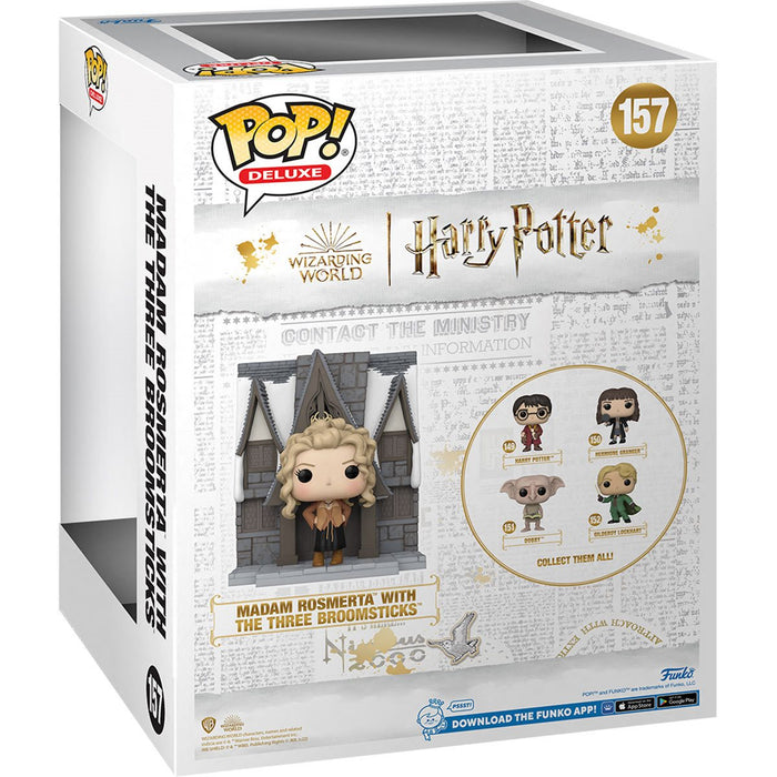 Funko Pop Deluxe: Harry Potter Hogsmeade - Madam Rosmerta conLas 3 Escobas