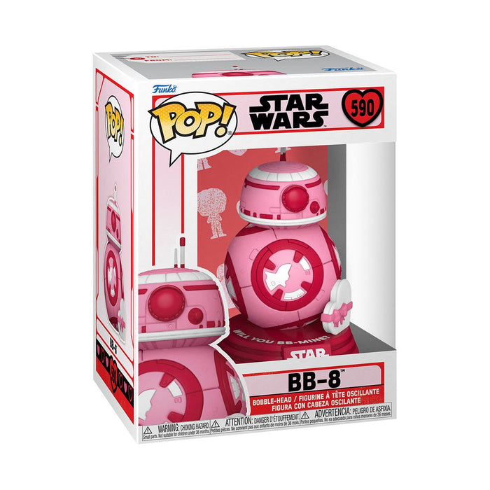 Funko Pop Star Wars: San Valentin - BB 8