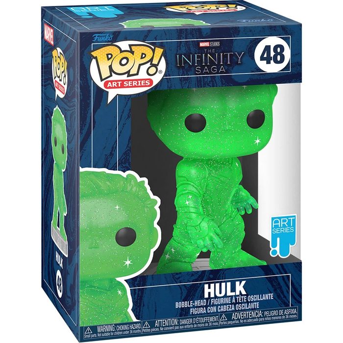 Funko Pop Marvel: Infinity Saga - Hulk Gema Verde Serie Artistica