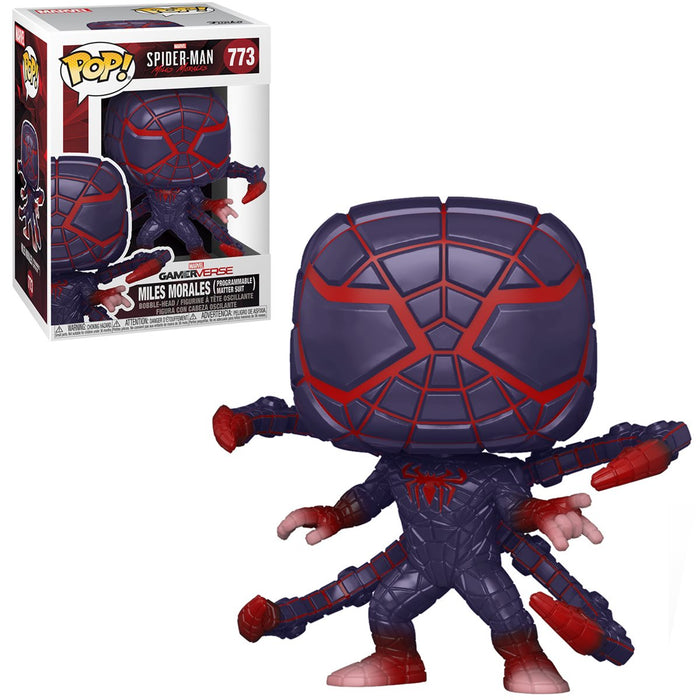 Funko Pop Games: Miles Morales Game - Miles Morales Traje Materia Programable