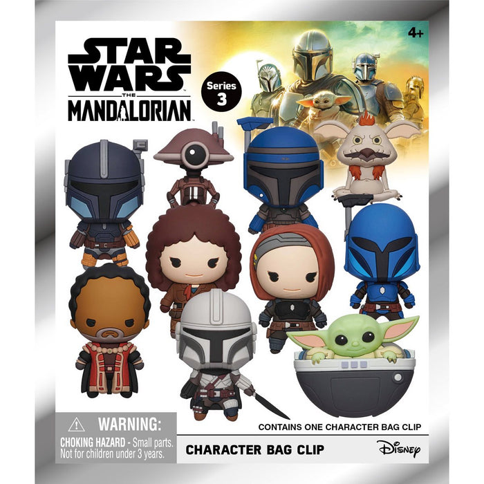 Monogram Llavero 3D para Mochila: Star Wars - The Mandalorian Figura Sorpresa Series 3