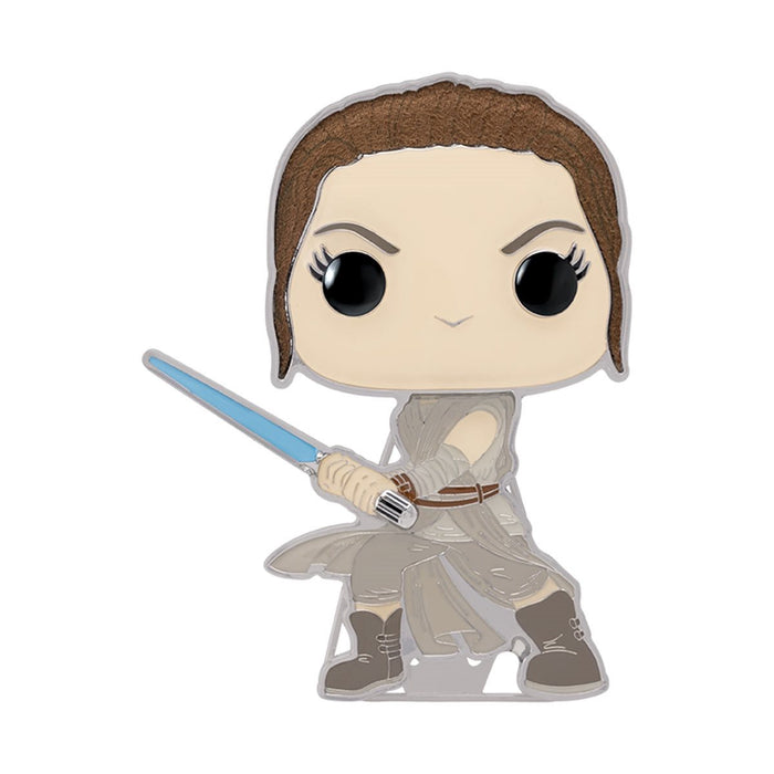 Funko Pop Pin: Star Wars - Rey Esmaltado