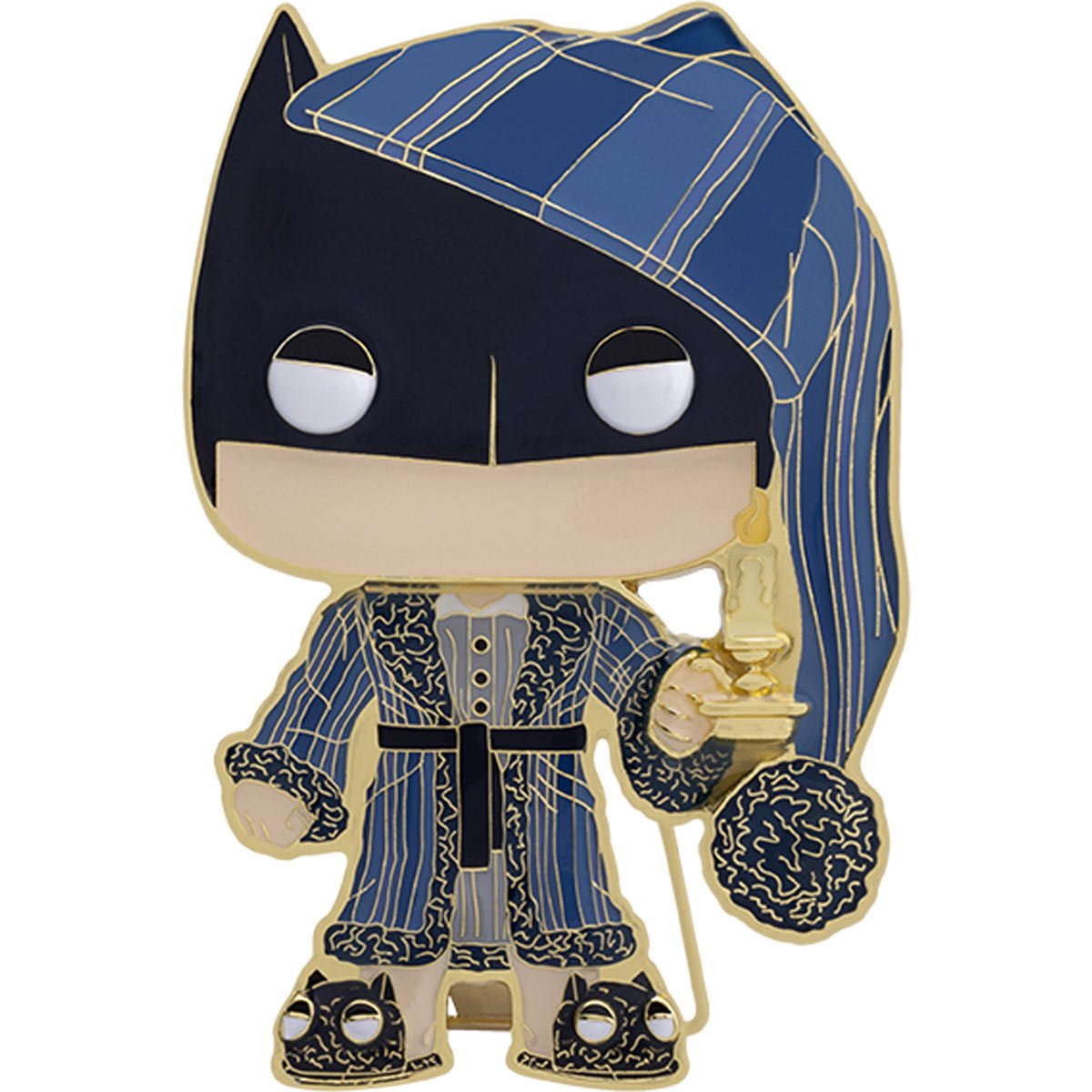 Funko Pop Pin: DC Navidad - Batman Esmaltado