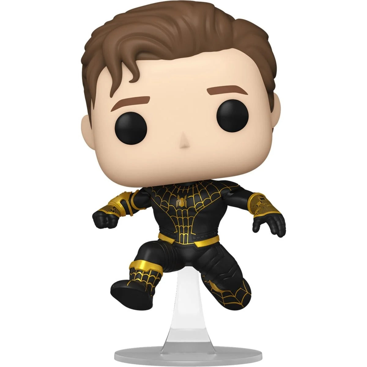 Funko Pop Marvel: Spiderman No Way Home - Spiderman Traje Negro sin mascara Exclusivo