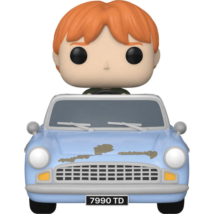 Funko Pop Ride Super Deluxe: Harry Potter La Camara Secreta 20 Aniversario - Ron en Auto volador