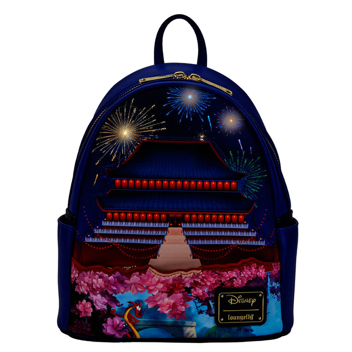 Loungefly X Disney: Mulan - Castillo De China Mini Mochila