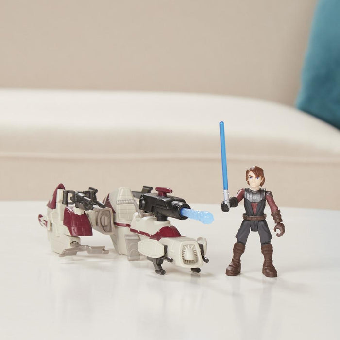 Star Wars Mission Fleet: Anakin Skywalker Con Barc Speeder