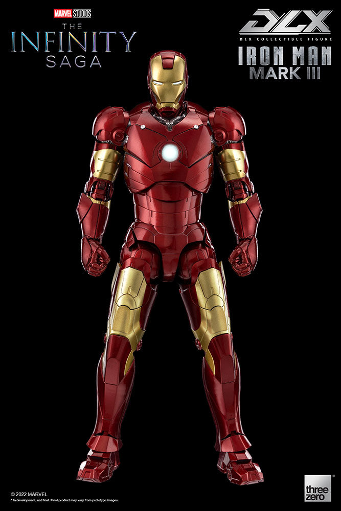 Threezero Collectible Figure: Marvel Avengers Infinity Saga - Iron Man Mark 3 Deluxe