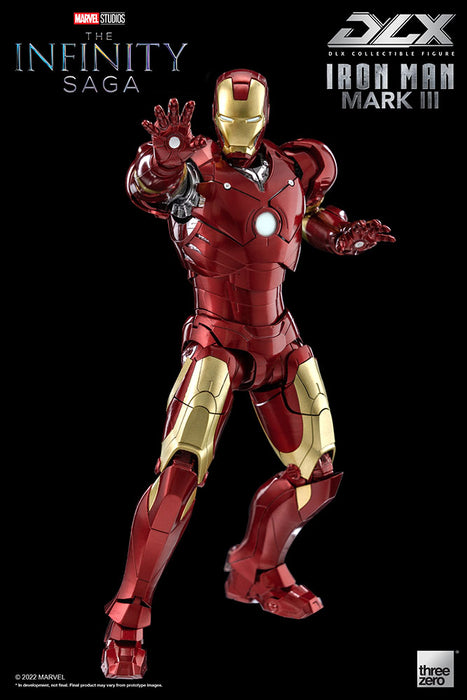 Threezero Collectible Figure: Marvel Avengers Infinity Saga - Iron Man Mark 3 Deluxe