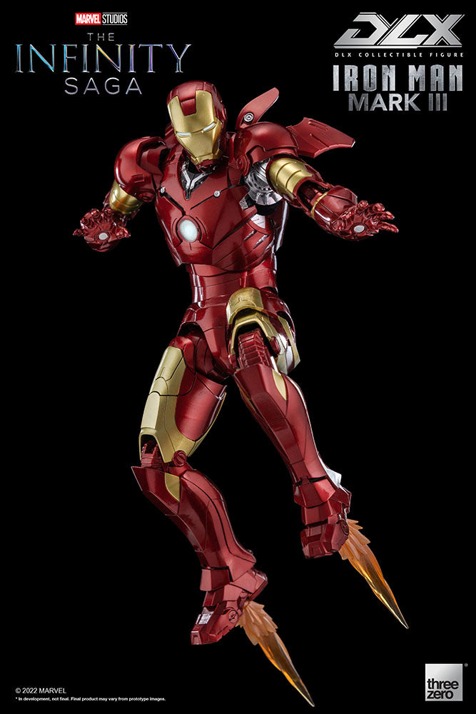 Threezero Collectible Figure: Marvel Avengers Infinity Saga - Iron Man Mark 3 Deluxe