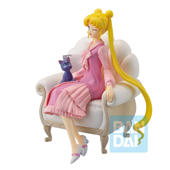 Bandai Tamashii Nations: Sailor Moon Movie - Usagi y Luna Estatua Ichiban