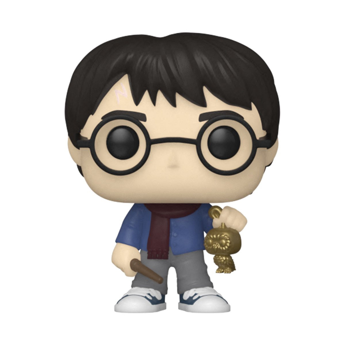 Funko Pop Keychain & Tee: Harry Potter - Playera Infantil Chica con Llavero Harry Navidad