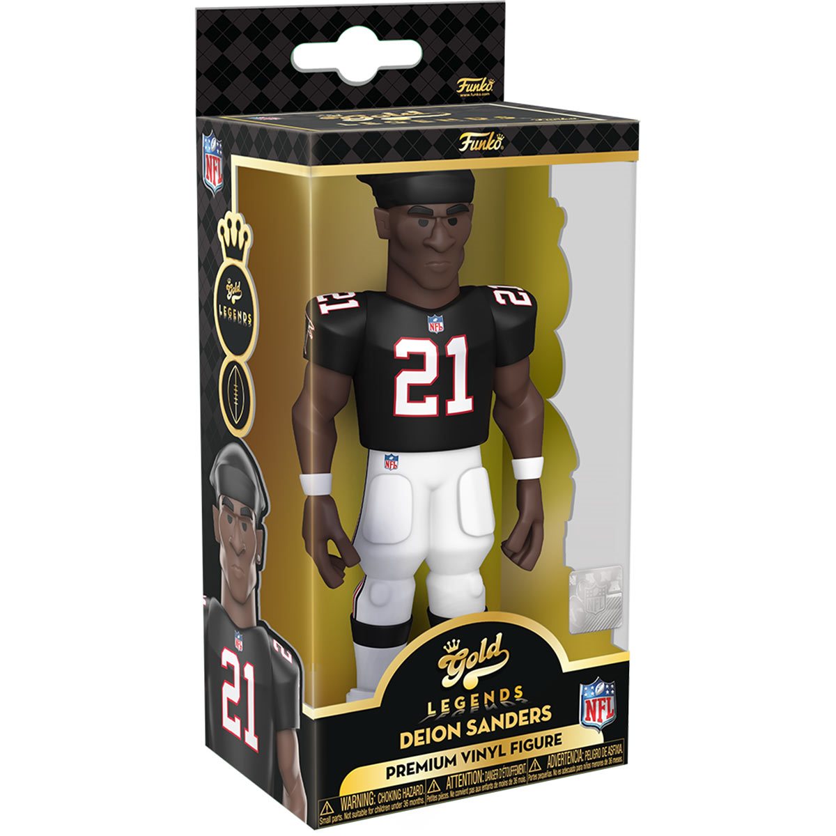 Funko Vinyl Gold: NFL Legends Falcons - Deion Sanders 5 Pulgadas