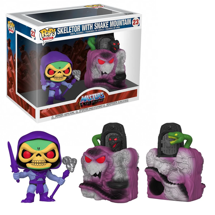 Funko Pop Town: Los Amos del Universo - MontaÃ±a Serpiente con Skeletor