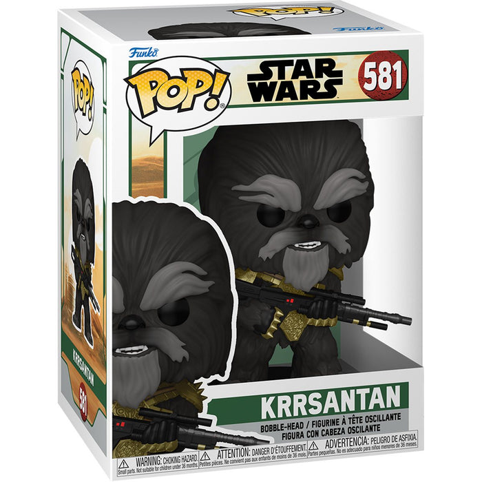 Funko Pop Star Wars: Book of Boba Fett - Krrsantan con arma