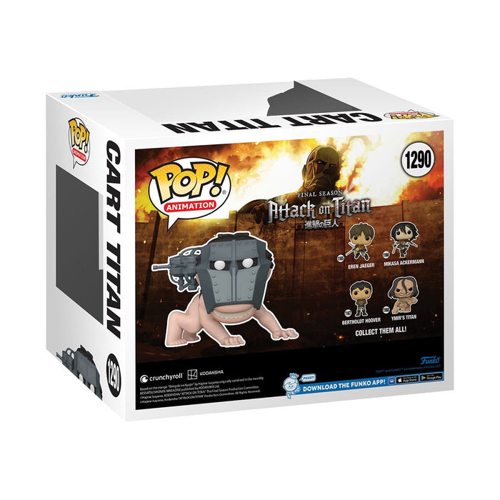 Funko Pop Super: Attack On Titan - Titan Carguero Specialty Series 6 pulgadas