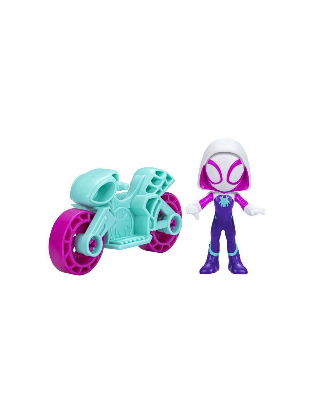 Spidey and His Amazing Friends Marvel Spidey and His Amazing Friends Miles  Morales: Figura de Spider-Man, figura de acción de 9 pulgadas, juguetes
