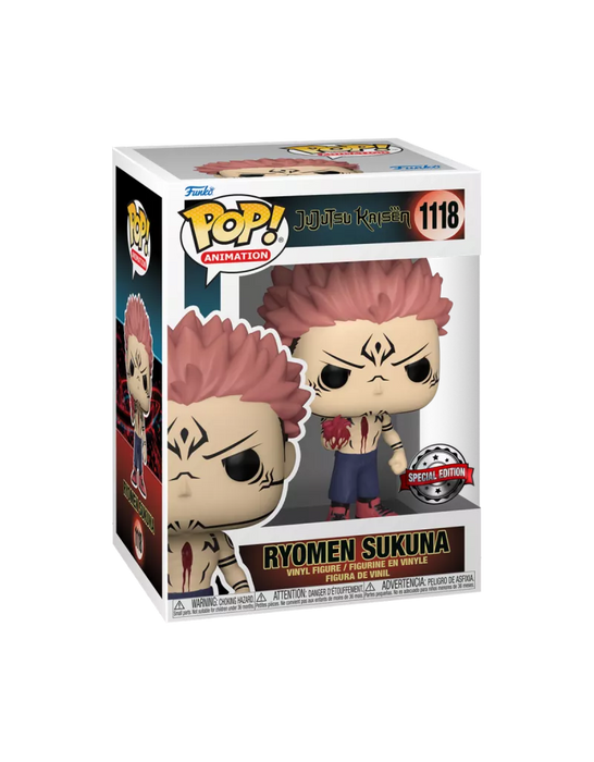 Funko Pop Animation: Jujutsu Kaisen - Sukuna Con Corazon Exclusivo