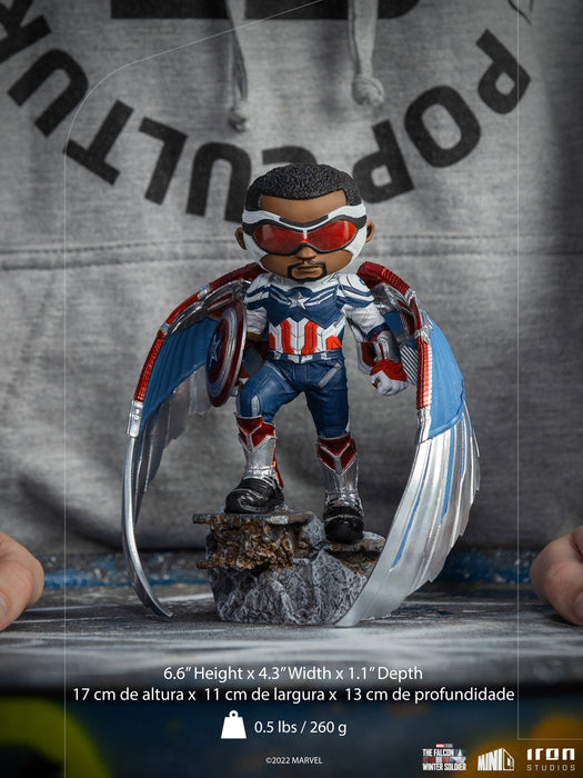 IRON Studios Minico: The Falcon and The Winter Soldier - Capitan America Sam Wilson