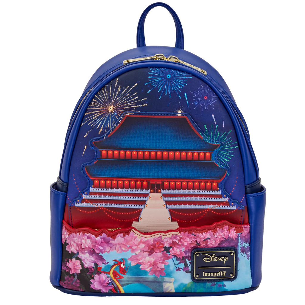 Loungefly X Disney: Mulan - Castillo De China Mini Mochila