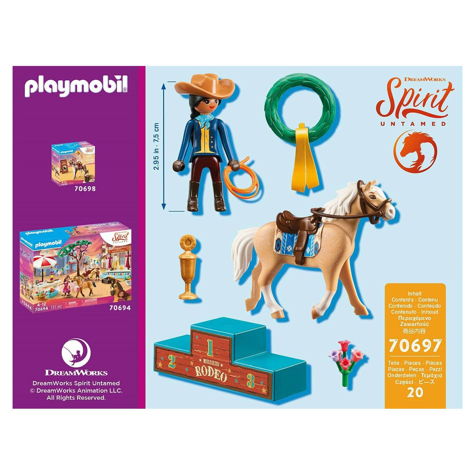 Playmobil Spirit IV Movie: Rodeo Pru 70697